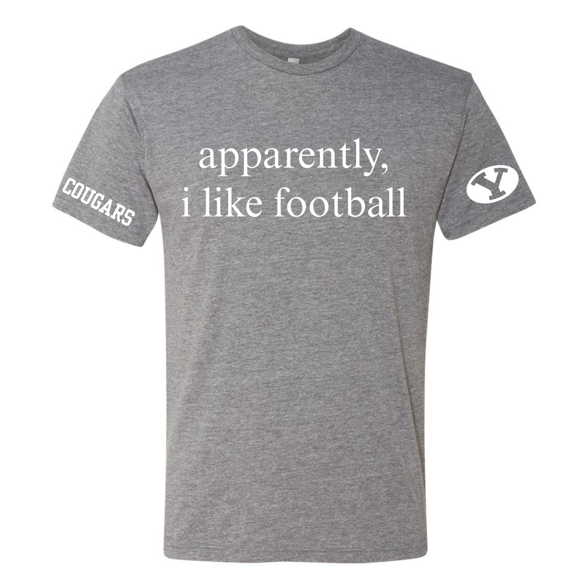 apparently, i like football Tee – Sage + Main Crew