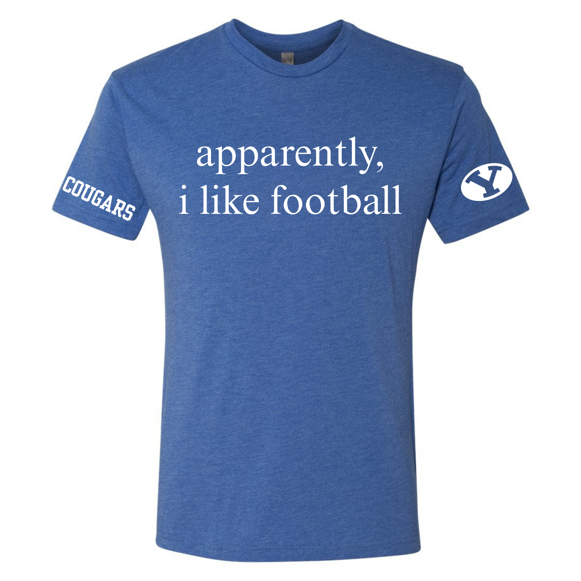 apparently, i like football Tee – Sage + Main Crew