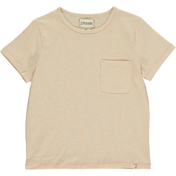 Josh Pocket Tee - Cream