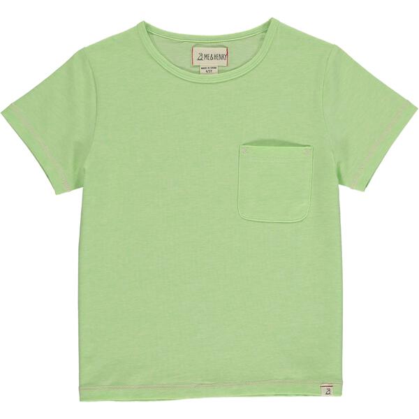 Josh Pocket Tee - Lime