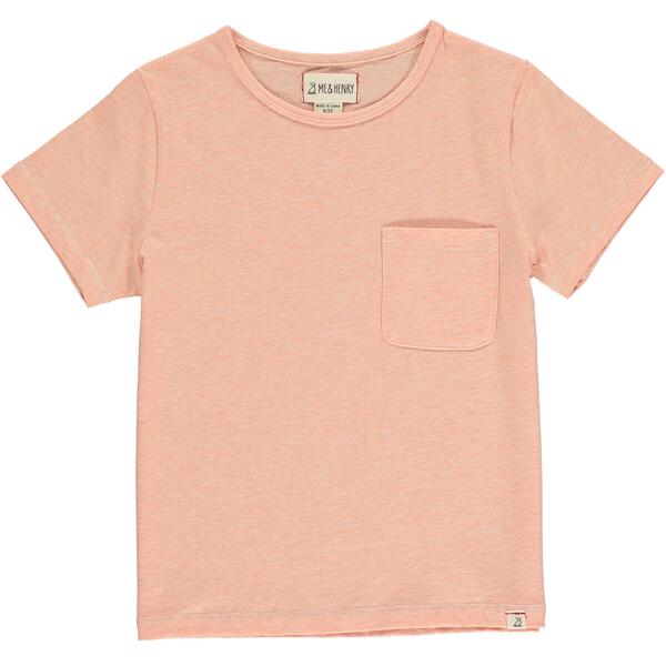 Josh Pocket Tee - Peach