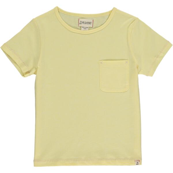 Josh Pocket Tee - Yellow