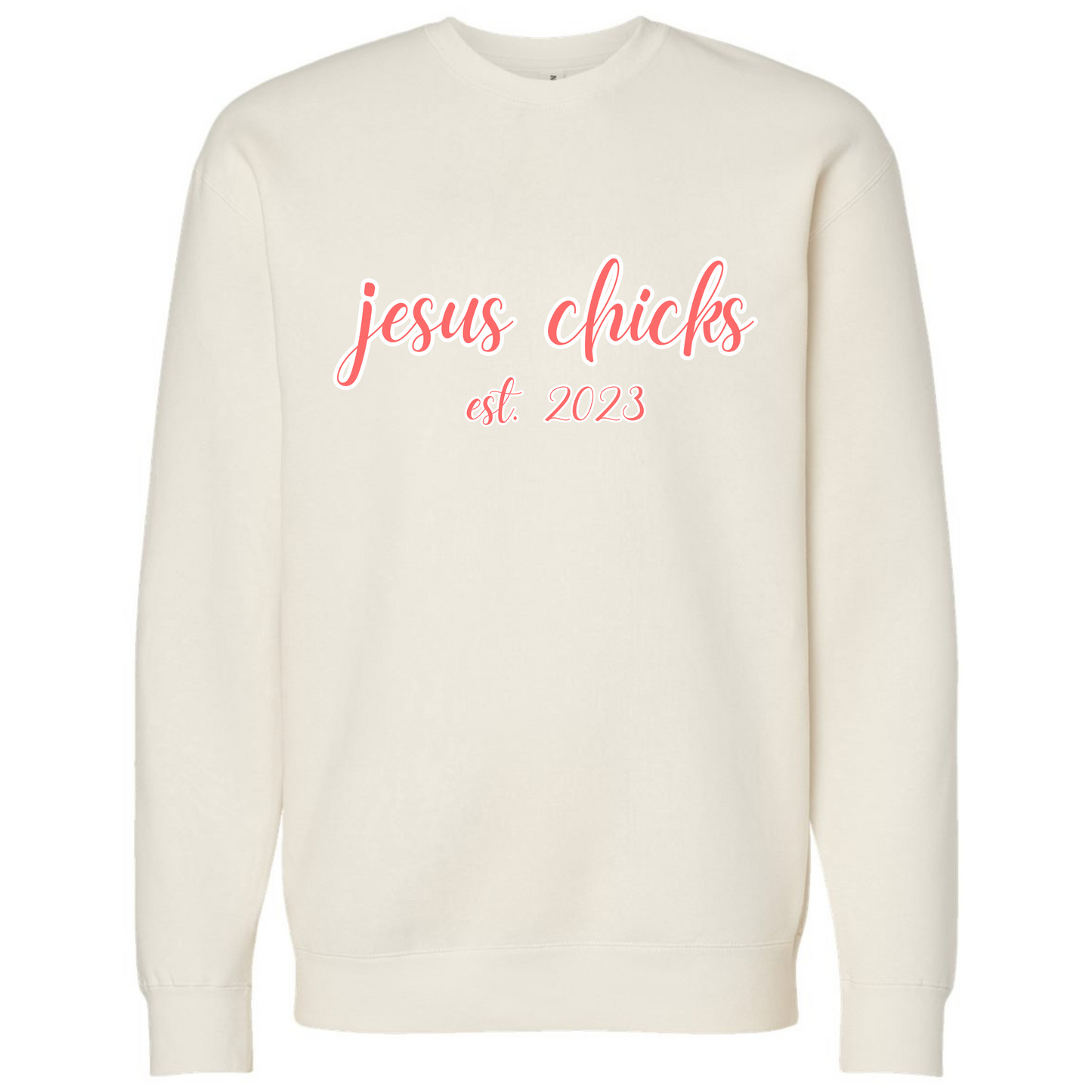 Jesus Chicks Crewneck Sweatshirt