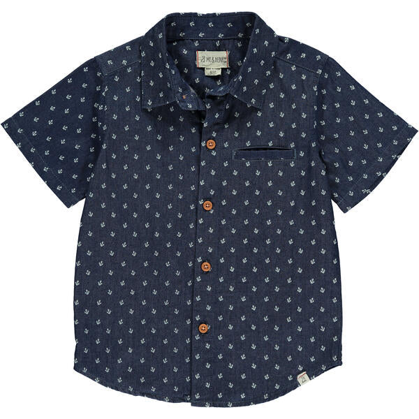 Maui Shirt - Chambray Anchor