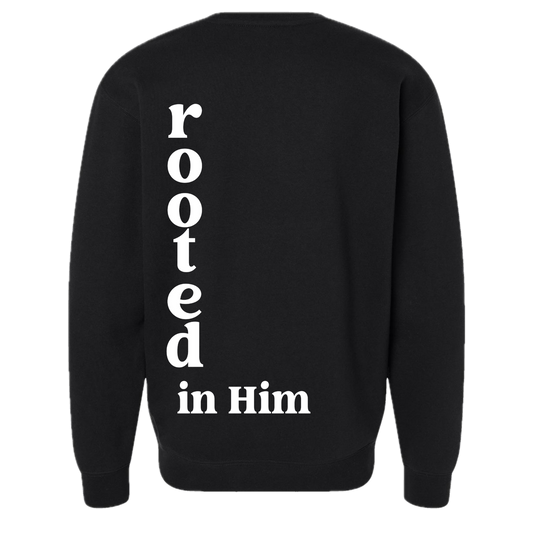 Modern Rooted in Him Crewneck