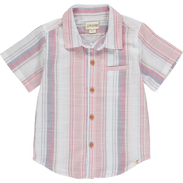 Newport Woven Shirt - Multi Pink