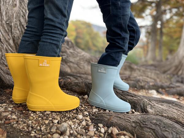 Yellow Puddle Rainboots