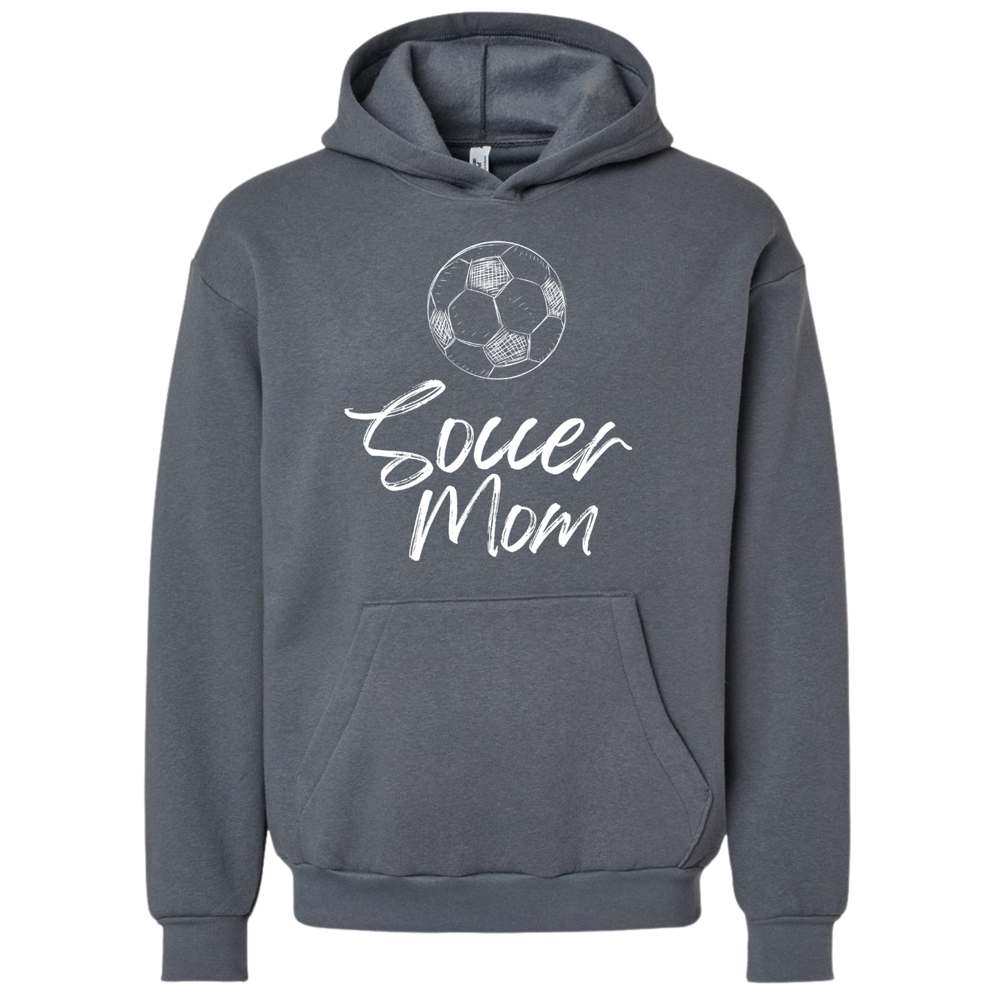 White Soccer Mom Hoodie