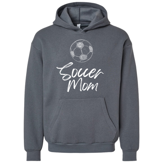 White Soccer Mom Hoodie