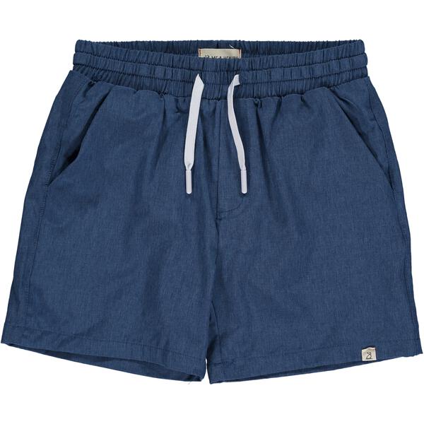 Splash Drawstring Swim Shorts - Blue