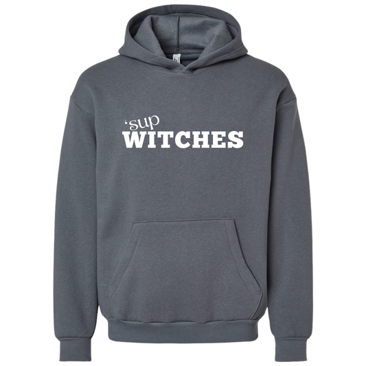 White 'Sup Witches Hoodie