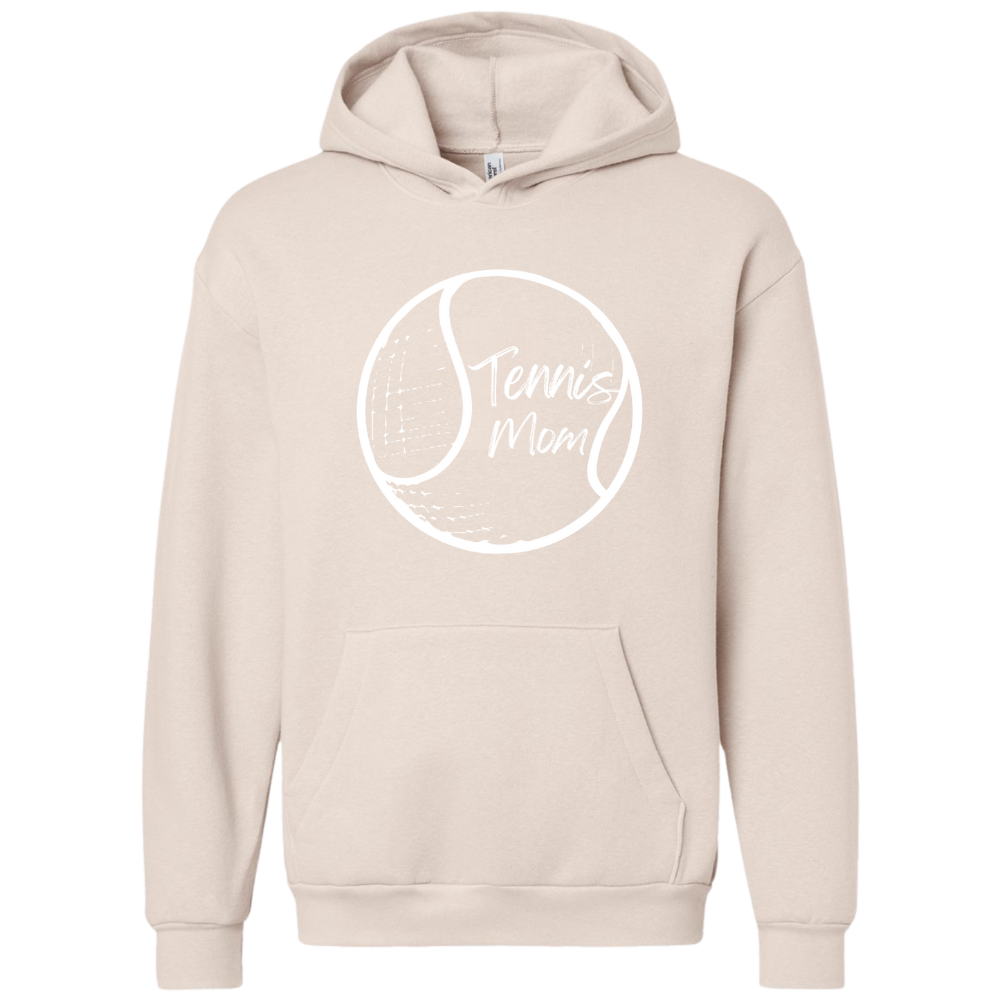 White Tennis Mom Hoodie