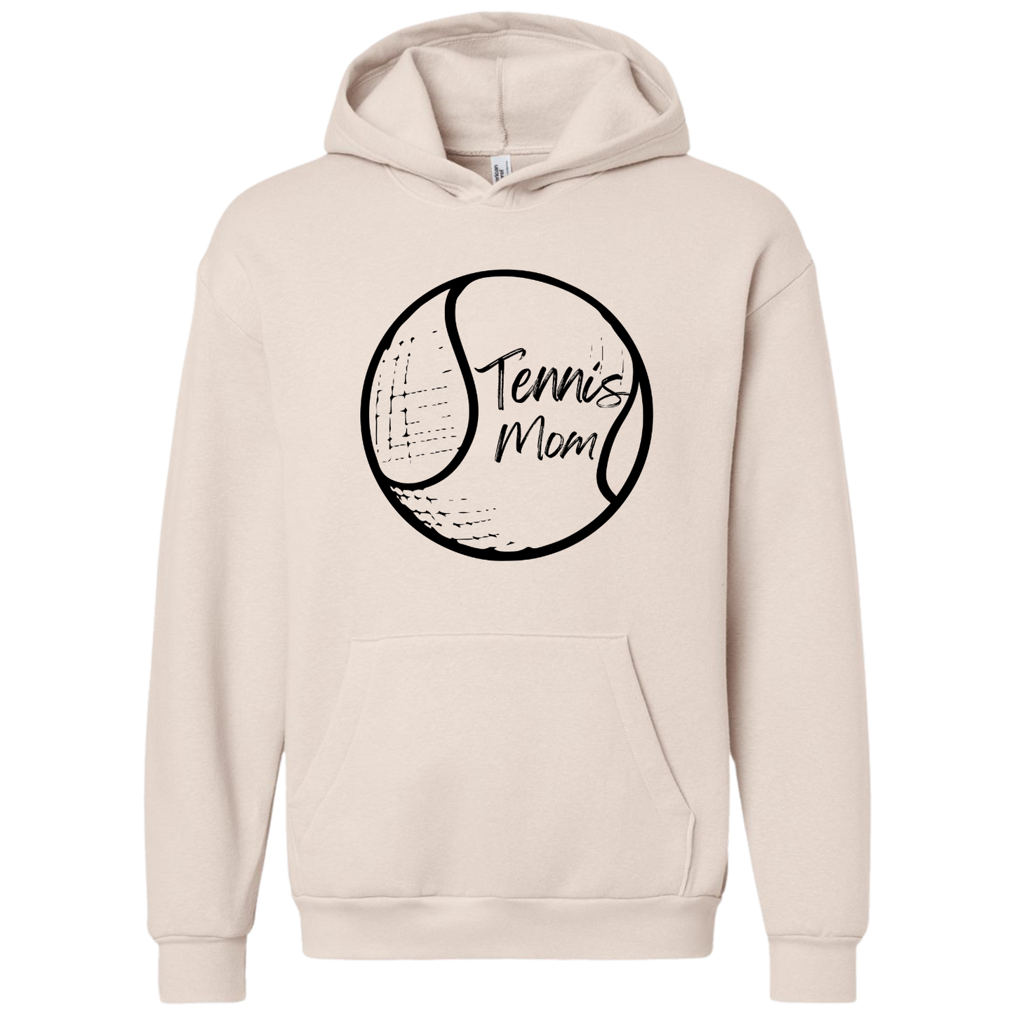 Black Tennis Mom Hoodie