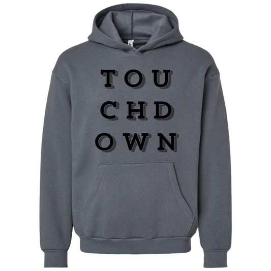 Black Touchdown Hoodie