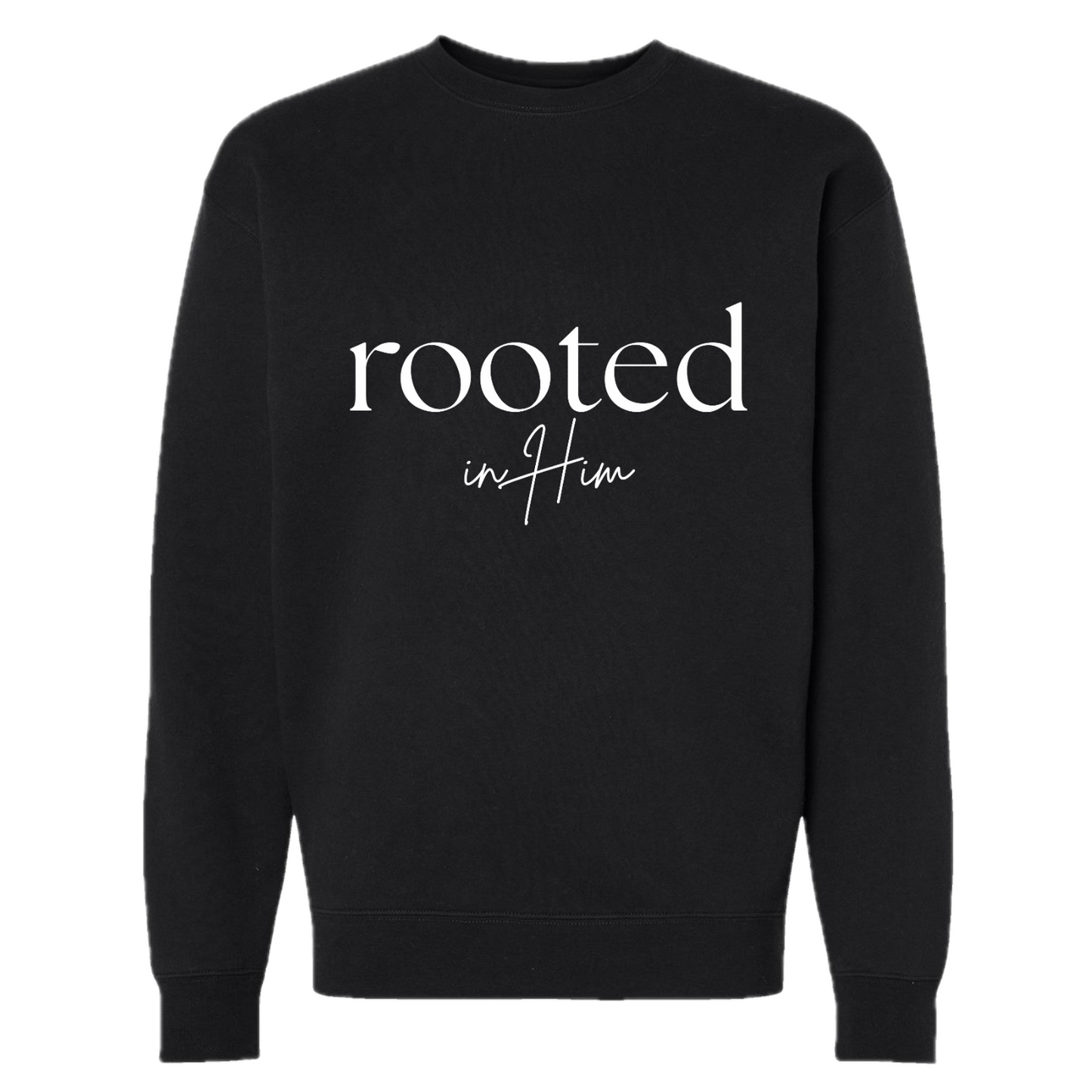 Traditional Rooted in Him Crewneck
