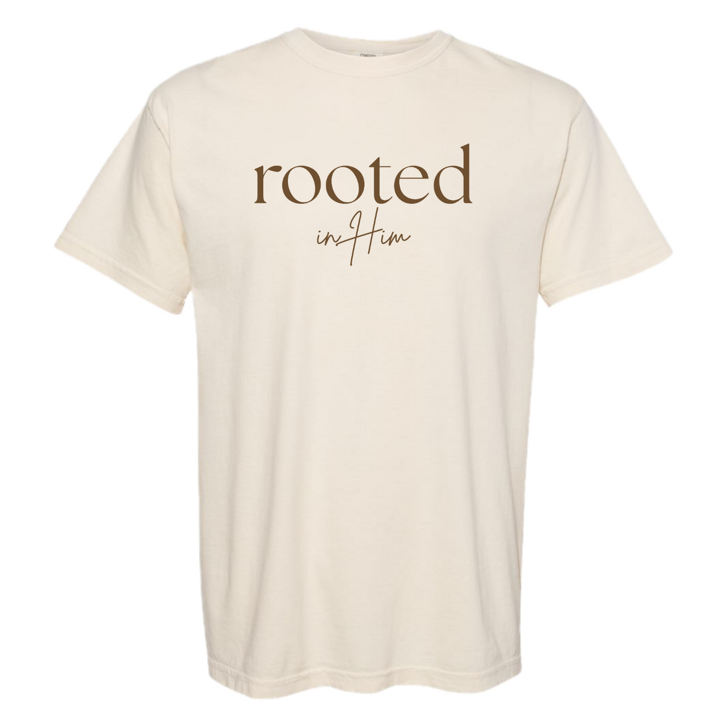Relaxed Traditional Rooted in Him Tee