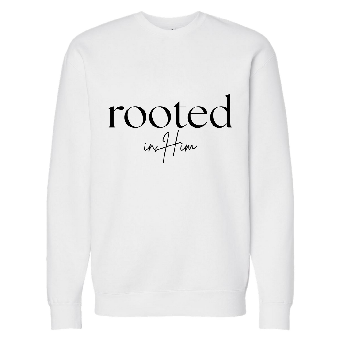 Traditional Rooted in Him Crewneck