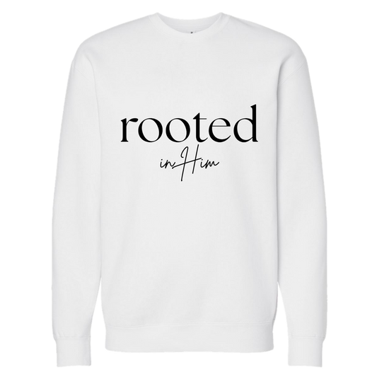 Traditional Rooted in Him Crewneck