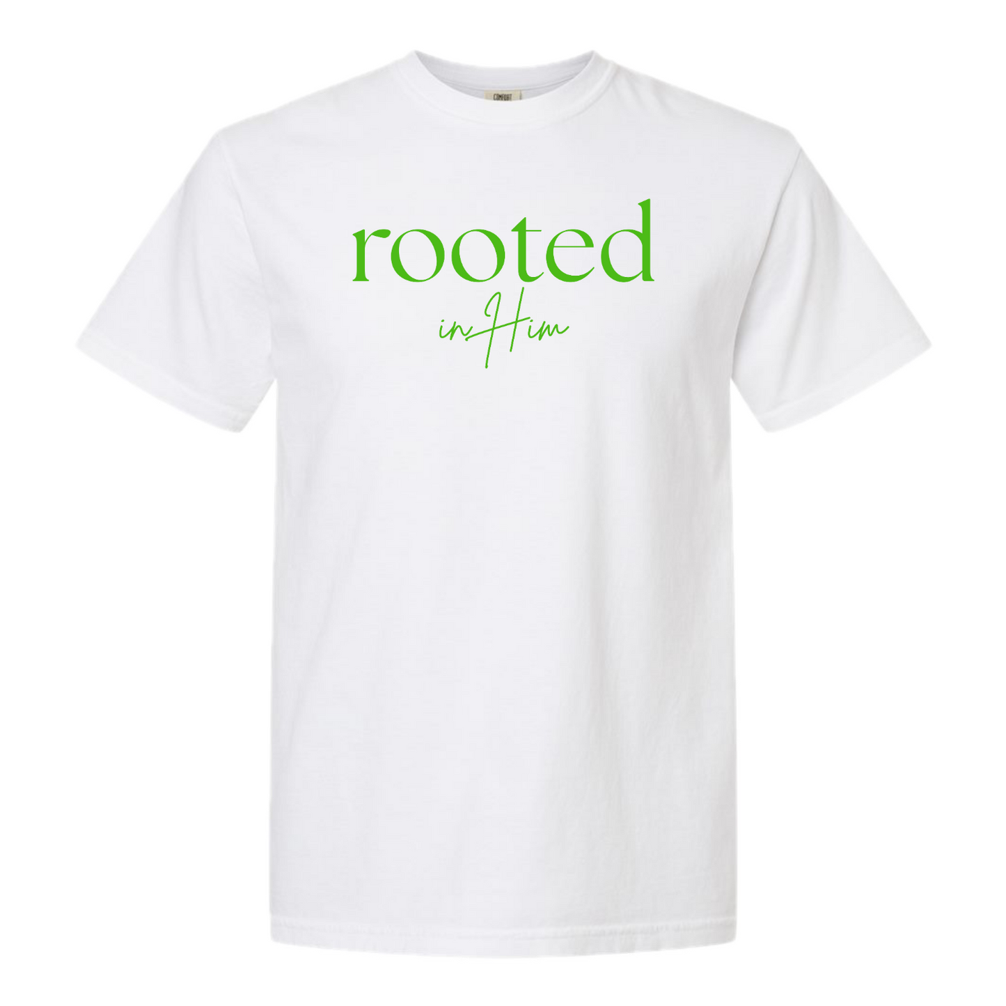 Relaxed Traditional Rooted in Him Tee