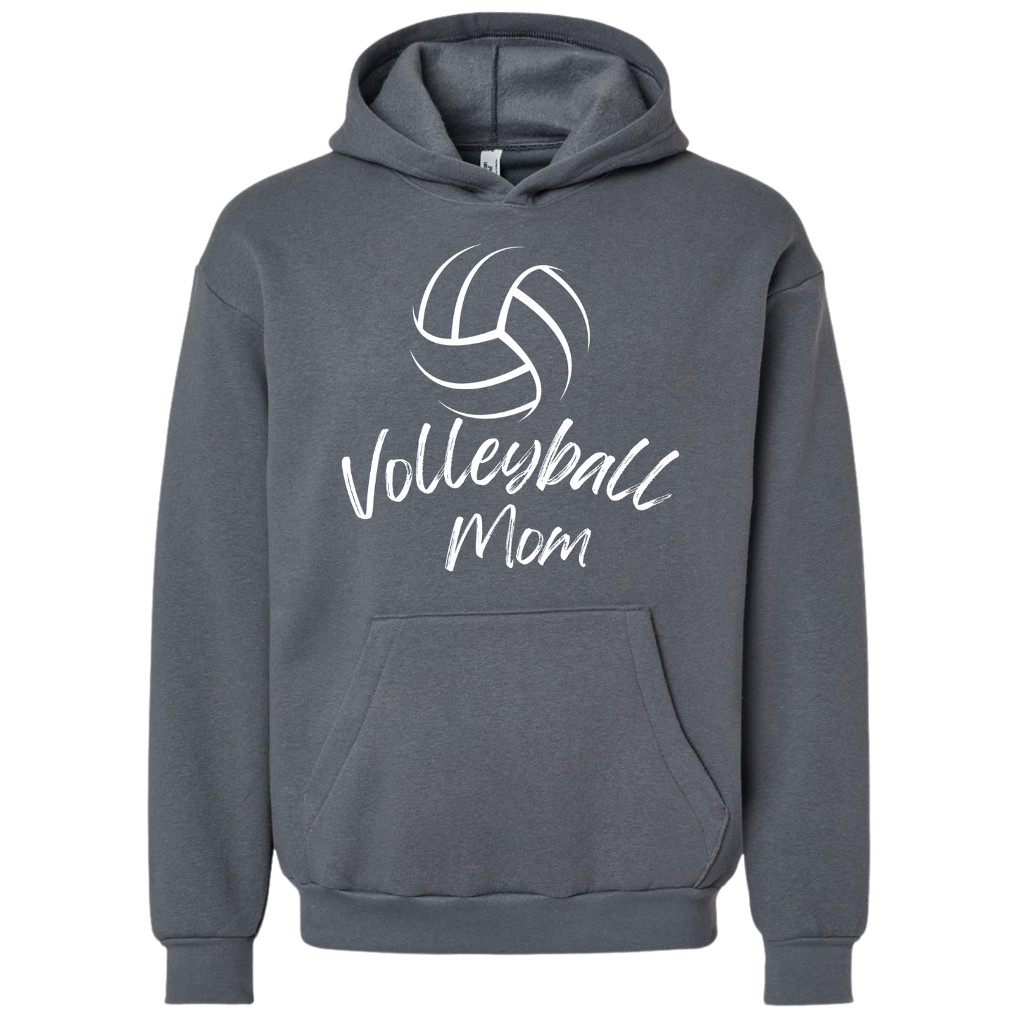 White Volleyball Mom Hoodie