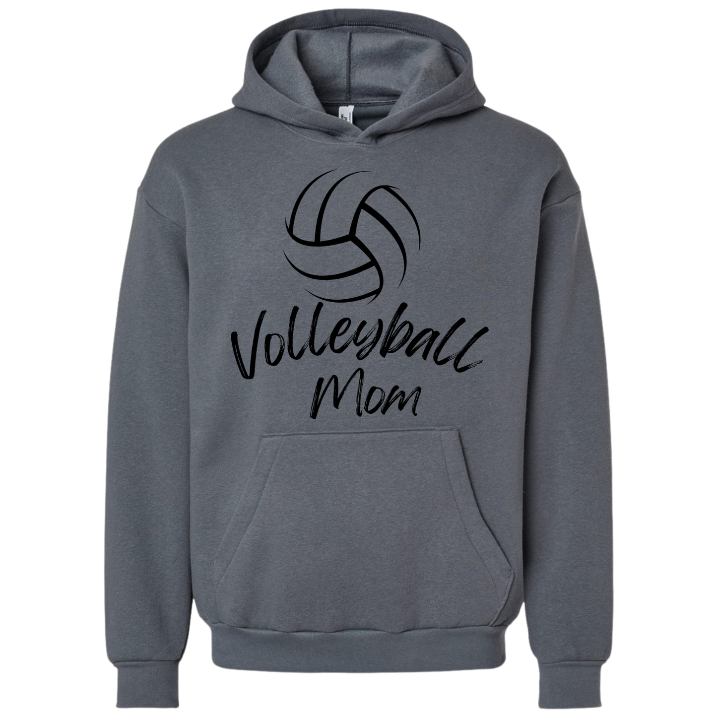 Black Volleyball Mom Hoodie